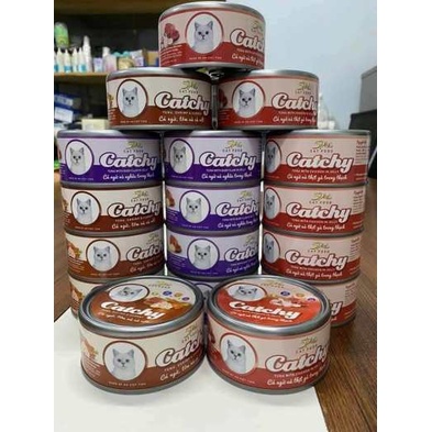 Pate Cho Mèo Catchy Lon 170gram Sản Xuất Tại Việt Nam
