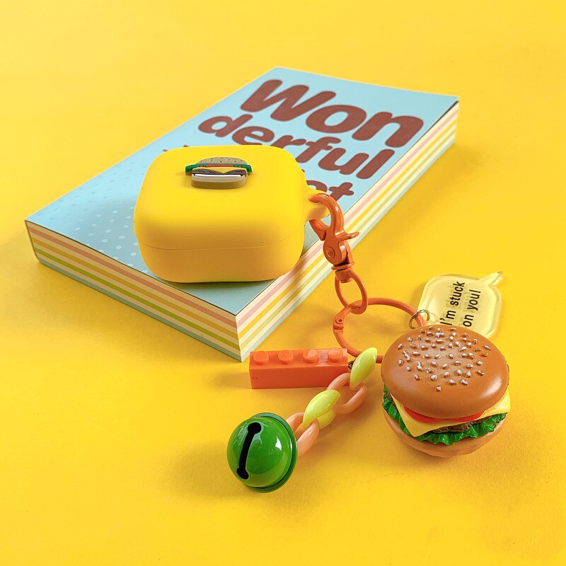 Vỏ Ốp Bảo Vệ Hộp Đựng Tai Nghe Airpods Hình Hamburger Cho Xiaomi Air 2 Se Air2Se