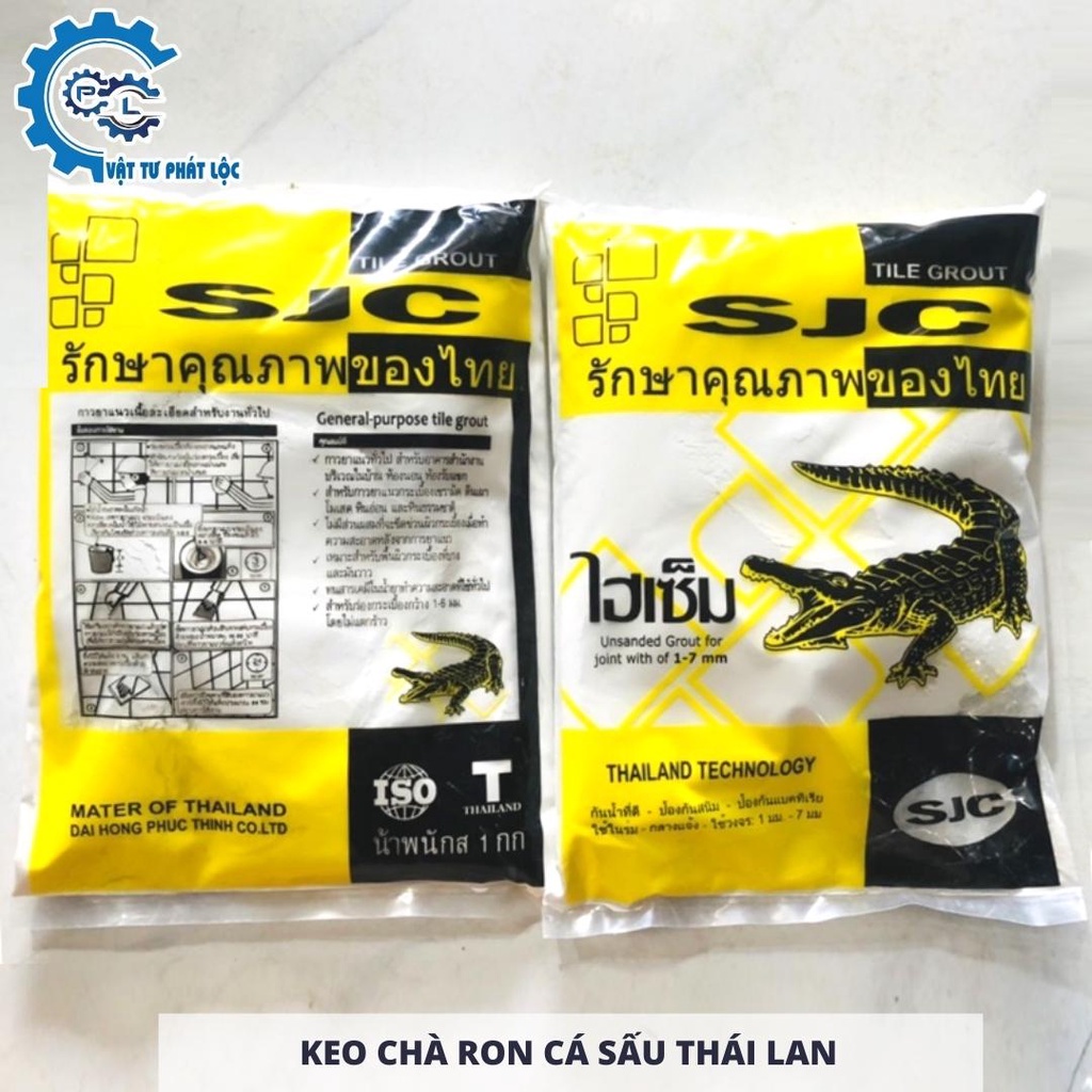 Keo Chà Ron Cá Sấu Thái Lan 1kg - Xi măng trắng Cá Sấu Thái Lan 1kg