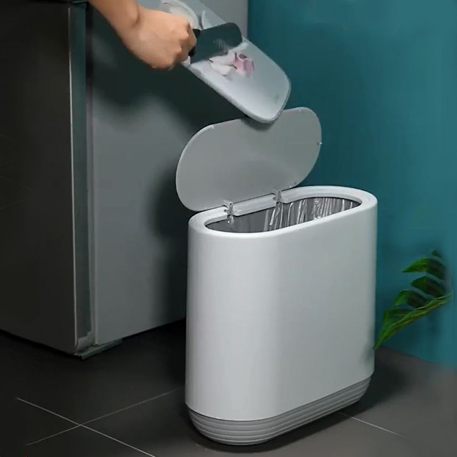 Thùng rác thông minh Ecoco, thùng đựng rác cao cấp công nghệ Nhật Bản dung tích 10L
