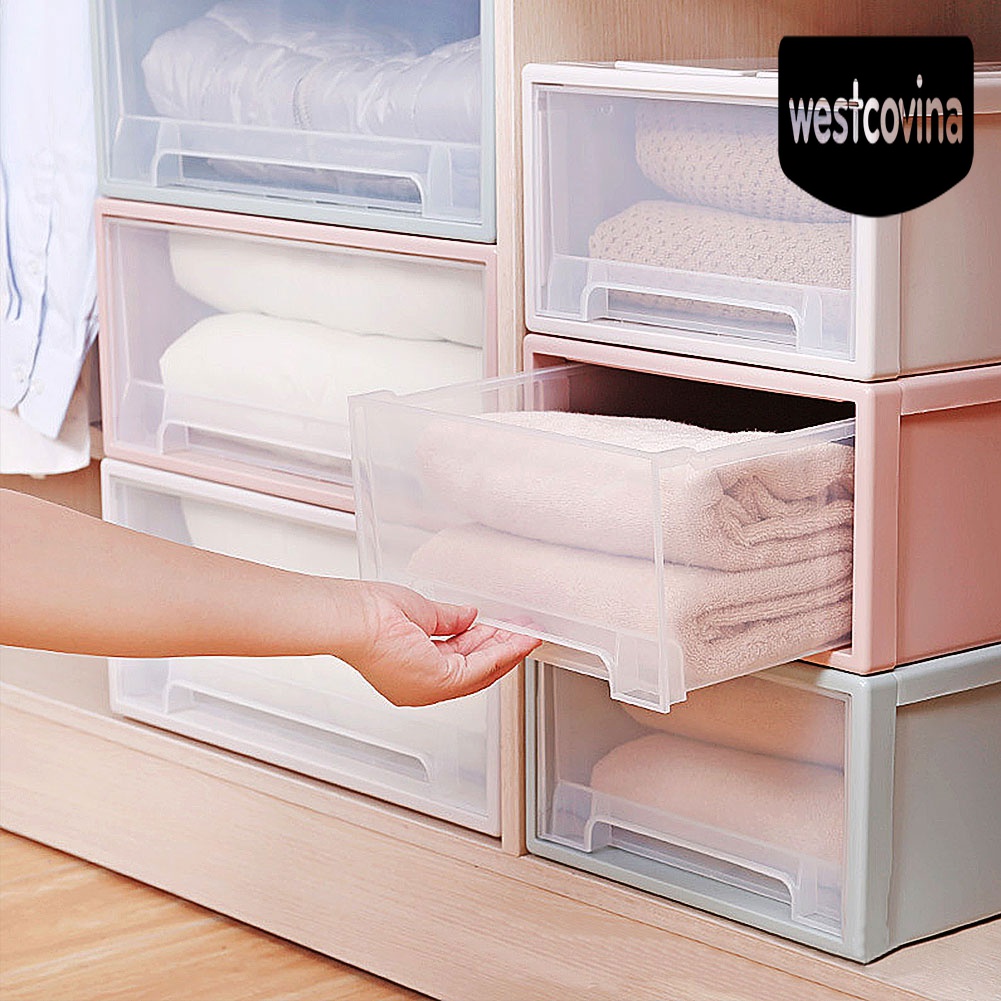 [Hot]☀ Hộp Đựng Đồ Bằng Nhựa Trong Suốt Có Thể Xếp Chồng Lên Nhau