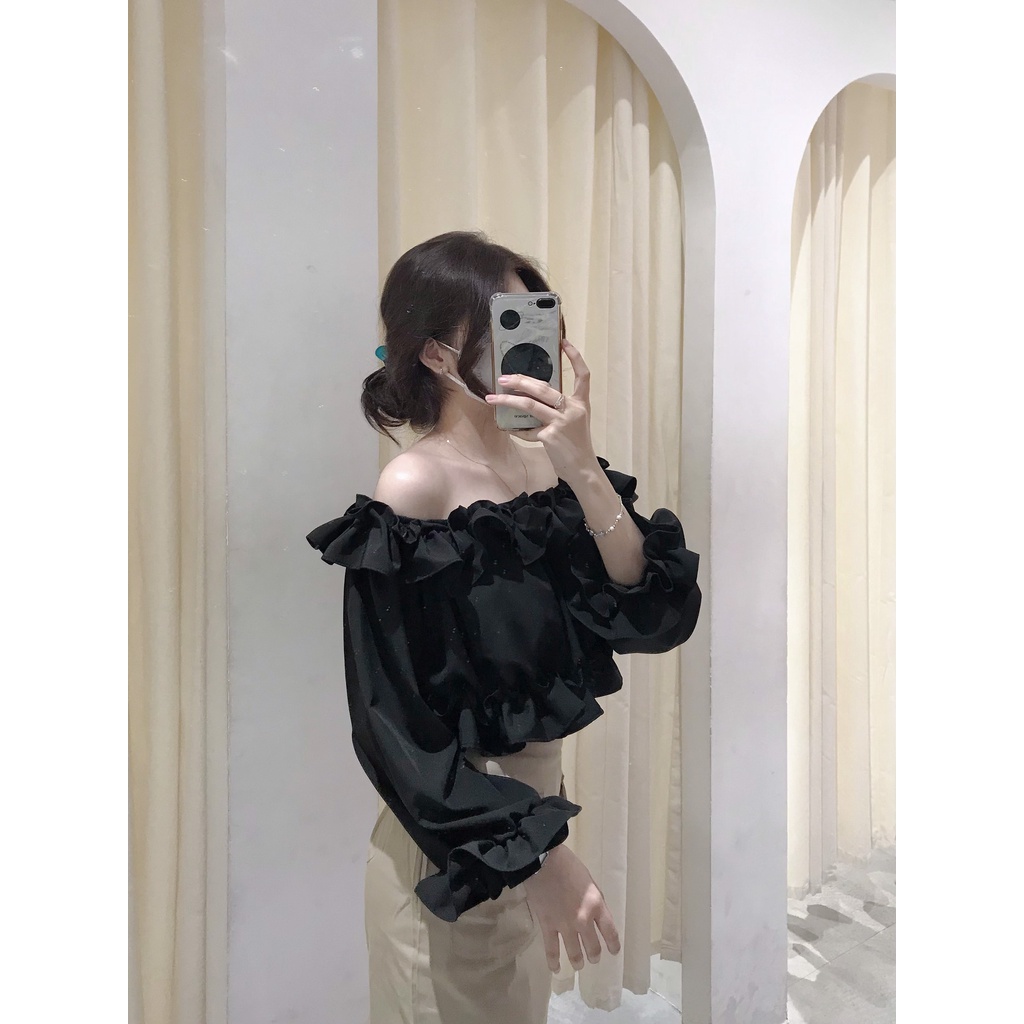 ÁO BẸT VAI BÈO 2M PHỐI TẦNG SIÊU XINH
