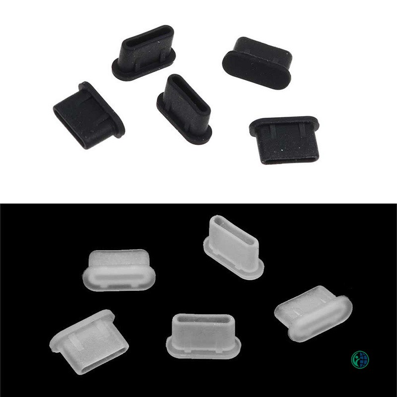 Set 5 nút gắn khe cắm sạc type-c chống bụi cao cấp tiện lợi dể sử dụng | BigBuy360 - bigbuy360.vn