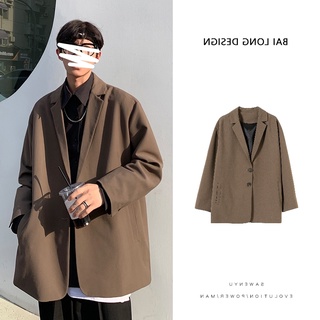 |m3| áo blazer unisex áo blazer nam trơn oversize phong cách hàn quốc retro cá tính