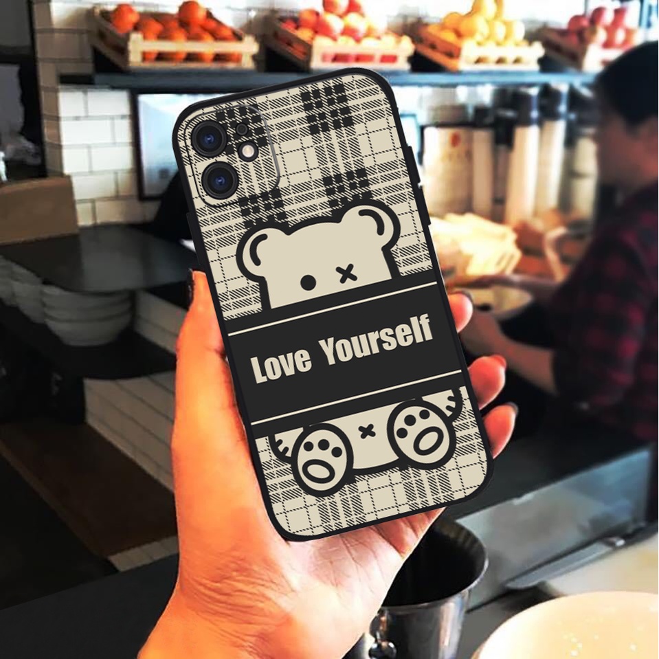 Vỏ ốp iPhone Silicon viền vuông Bear 223 - 234 iPhone 6pl/6s/6spl/7/7pl/8/8pl/x/xs/11/12/13/14/pro/max - Chinchincase