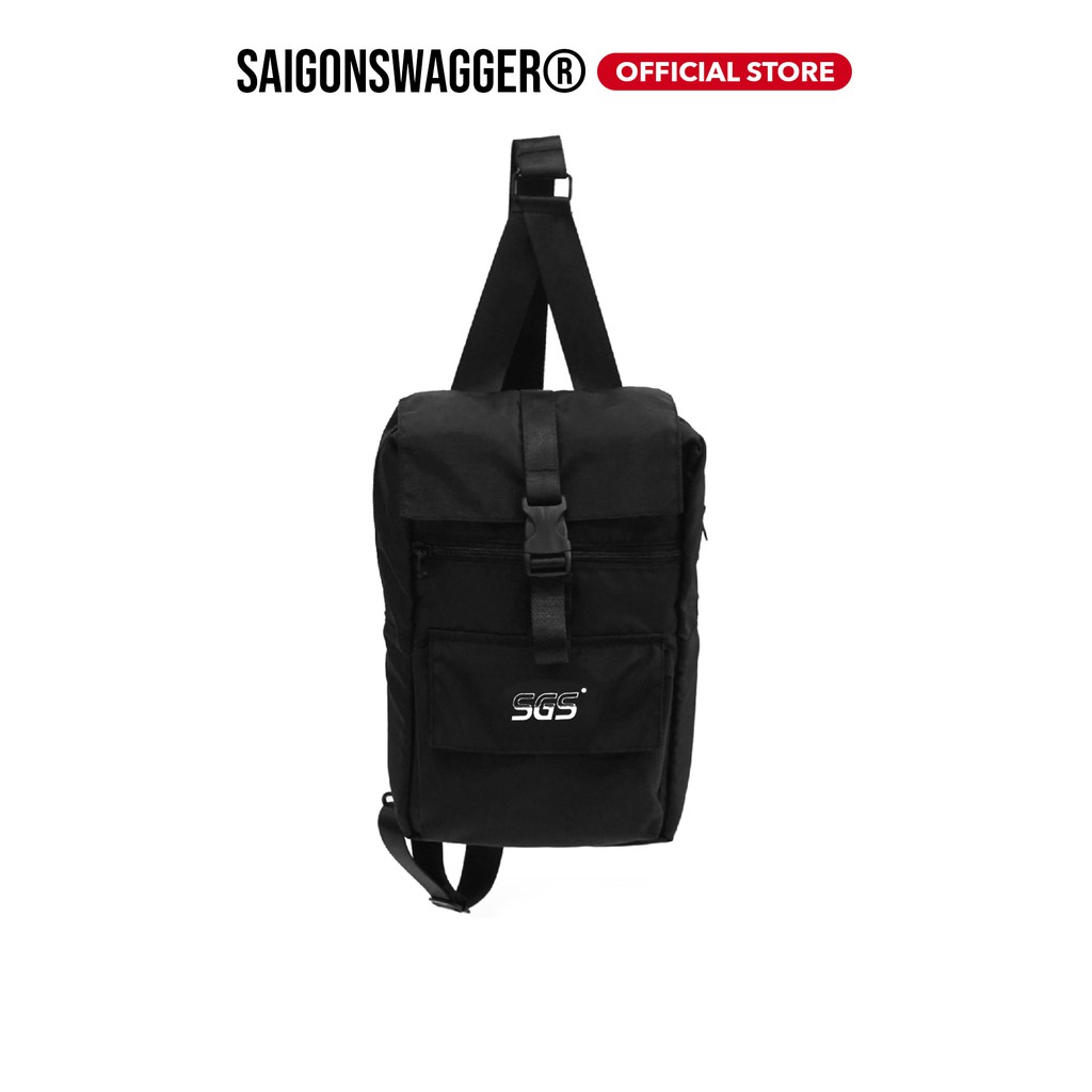 Túi Đeo Chéo Nam, Nữ SAIGON SWAGGER® SGS Printed Logo Sling Bag-Ngăn Chống Sốp Laptop 12inch