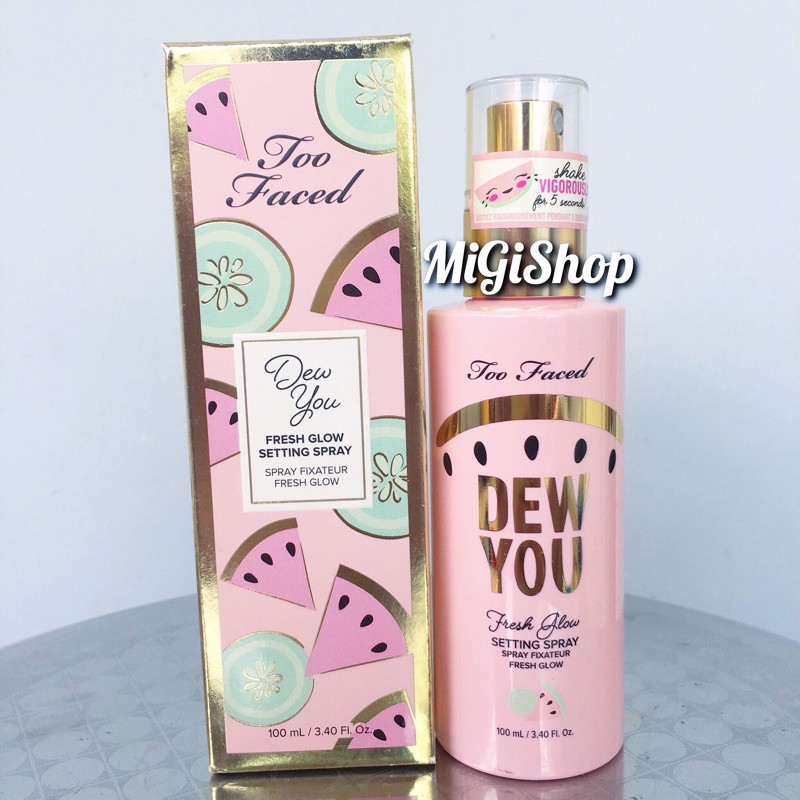 [Hàng Mỹ] Xịt Khoá Nền Giữ Lớp Makeup Dew You Fresh Glow Setting Spray 100ml | BigBuy360 - bigbuy360.vn