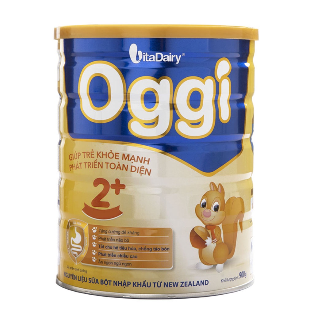 [CHÍNH HÃNG] Sữa Bột Vitadairy Oggi 0+/1+/2+ Hộp 900g (Giúp trẻ khỏe mạnh phát triển toàn diện)