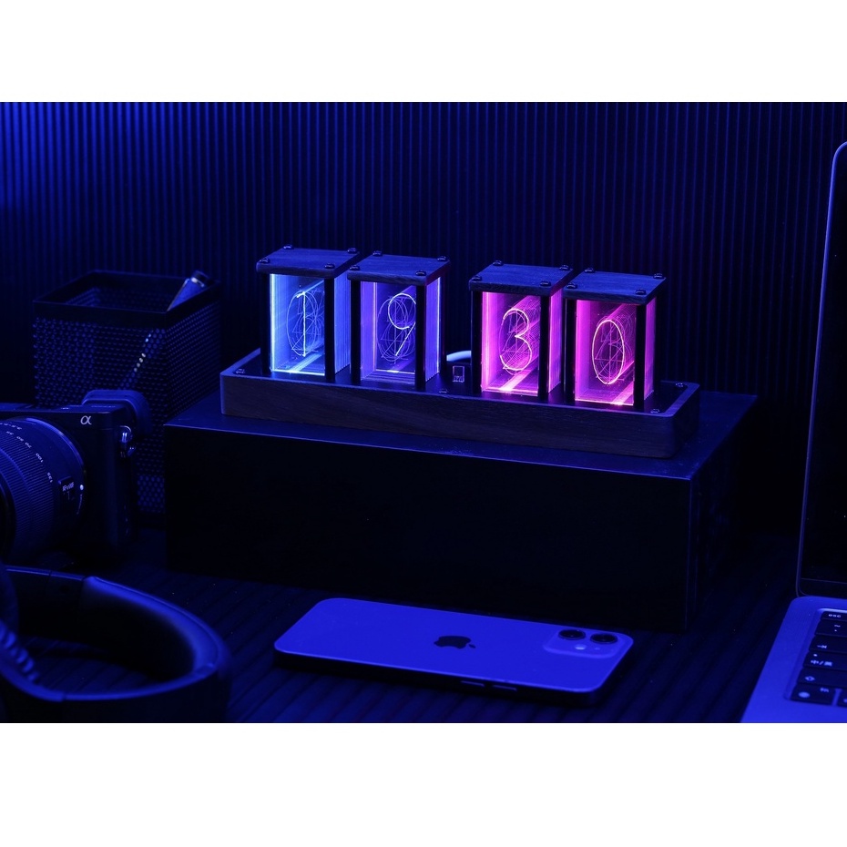 Đồng hồ Led cổ điển để bàn cao cấp bản mới
