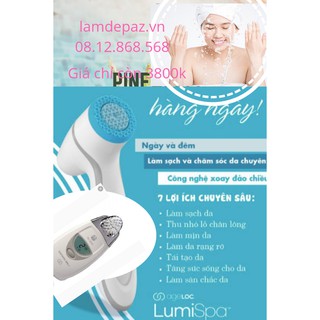 Máy Rửa Mặt LumiSpa Nuskin Combo khuyến mại