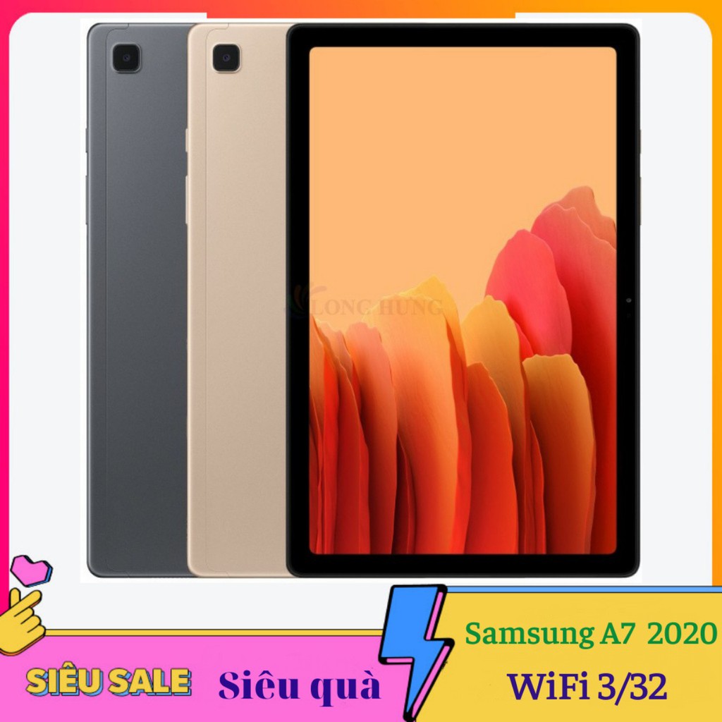 Máy Tính Bảng Samsung Galaxy Tab A7 (3GB/32GB) SM-T500 wifi tặng đế dựng, 2 phần mềm bản quyền tienganh123, luyenthi123