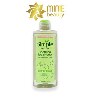 Nước hoa hồng Simple Kind to Skin Toner 200ml - toner simple