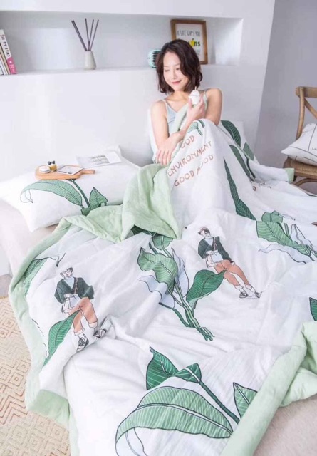 Chăn Cotton Đũi 4 Mùa Cao Cấp ( Nhiều Mẫu)