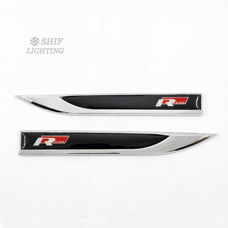 2 Logo Rline R Line Dán Trang Trí Xe Hơi Volkswagen Vw