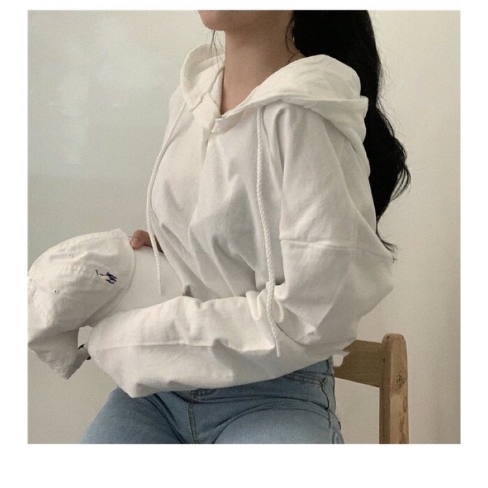 áo phông dài tay có mũ chất cotton dày đẹp 😍