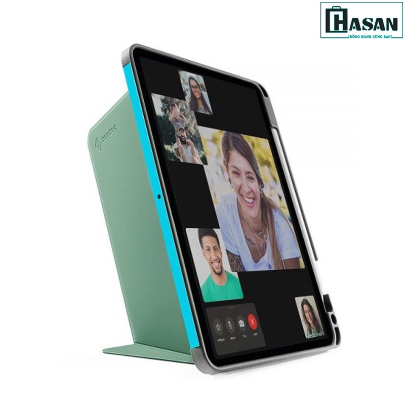 Bao da iPad 10.9 inch (iPad AIR 4) chính hãng TOMTOC (USA) từ tính đa góc SMART-TRI-B02-005 hỗ trợ sạc không dây APPLEP