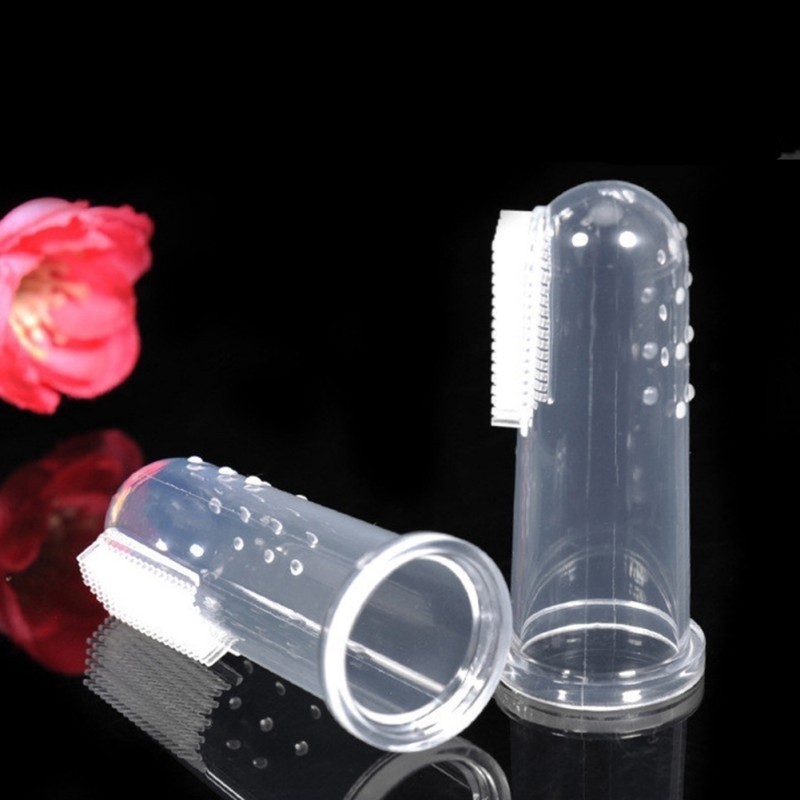 Bàn Chải Đánh Răng Bằng Silicon Cho Thú Cưng