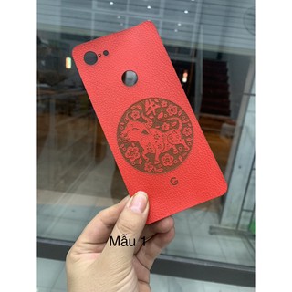 Dán da lưng Google Pixel 4 khắc hình chú trâu