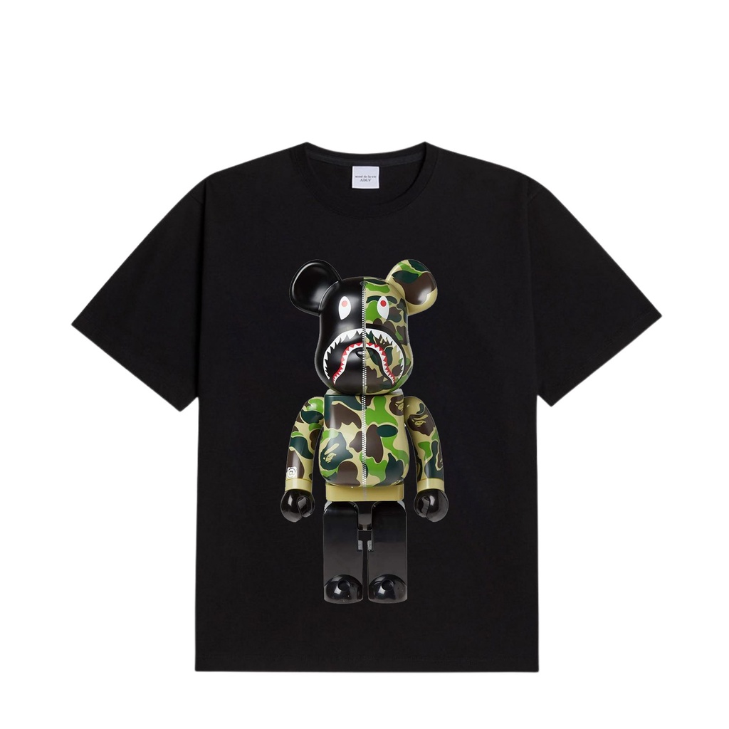 Áo thun bearbrick 11 cotton 100% chính phẩm, form oversize, chuẩn hàng xịn, full tem mạc, Anam Store