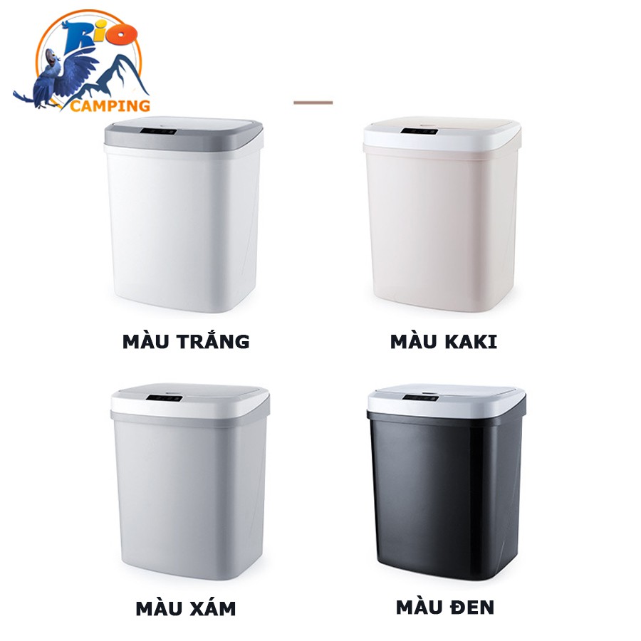 Thùng Rác Thông Minh Cảm Biến Nhiệt Hồng Ngoại tự động mở sau 0.3s dung tích 13L 15L 16L