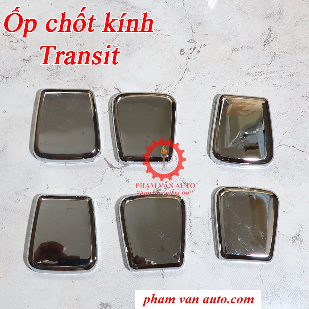 Ốp mạ chốt kính Ford Transit  hàng cao cấp giá rẻ Phạm Văn Auto