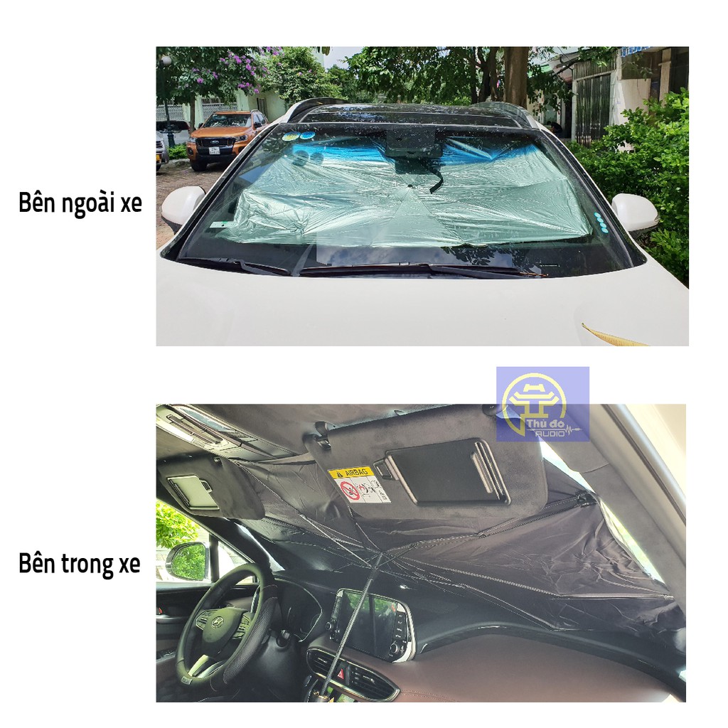 Ô Che Nắng Kính Lái Xe Hơi Ô Tô Cao Cấp, chống tia UV bảo vệ an toàn nội thất xe