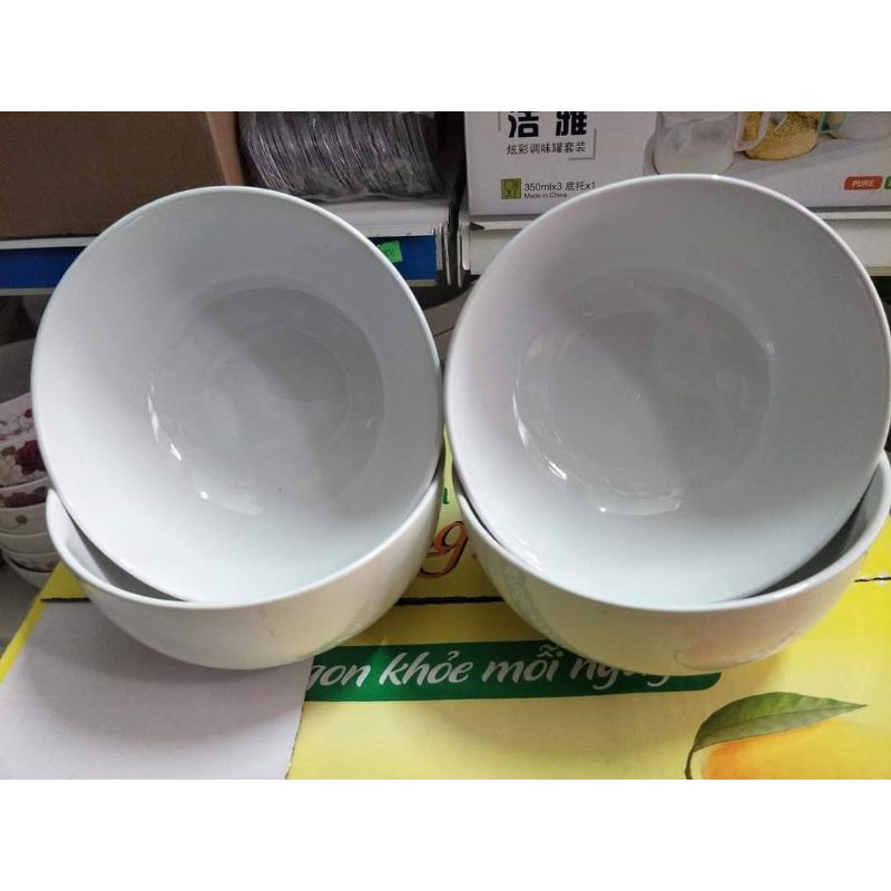Bát Tô 6 Khum Trắng Sứ Hảo Cảnh Cao Cấp