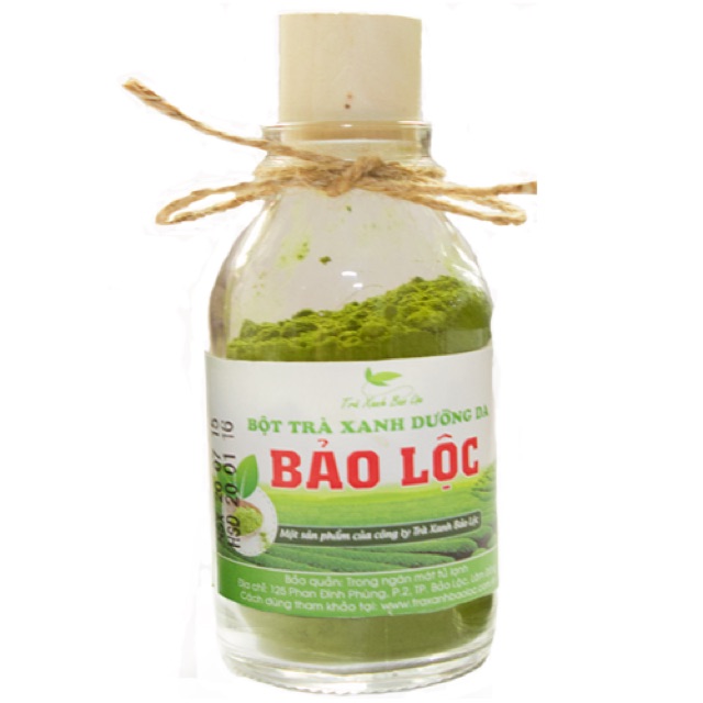 Bột Trà Xanh Dưỡng Da Bảo Lộc 50G- Đặc sản Cô Cự