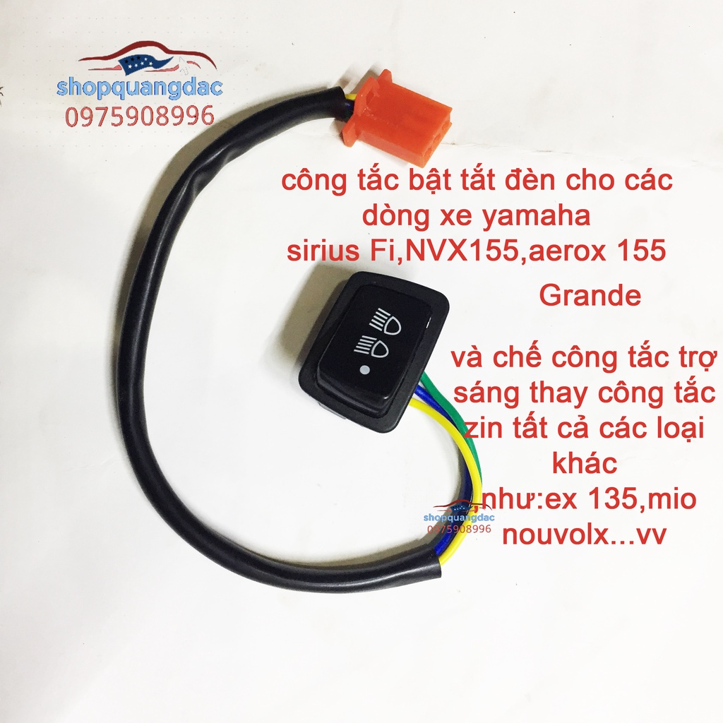 Công tắc bật tắt đèn pha các loại xe Yamaha