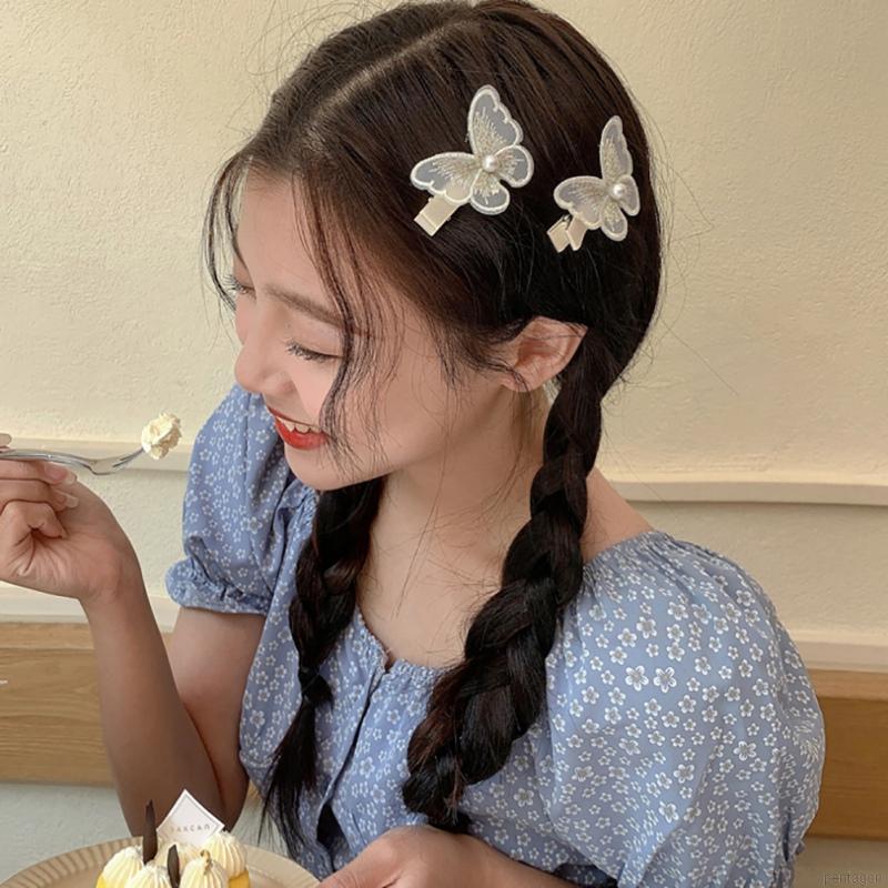 Kẹp Tóc Nơ Hoạt Hình Dễ Thương Cho Bé Gái