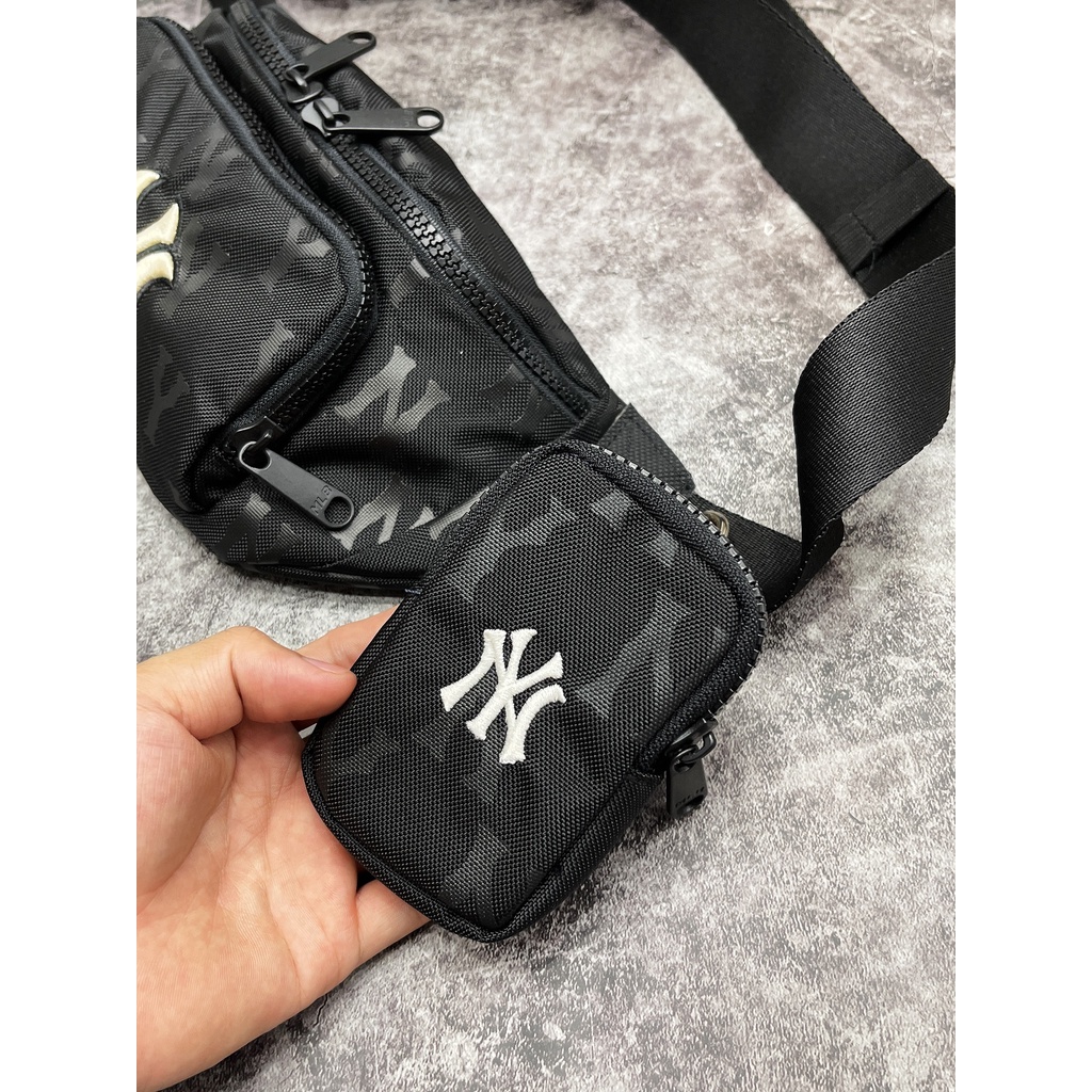 Túi Đeo Chéo Thời Trang NY Monogram Waist Bag Black B438