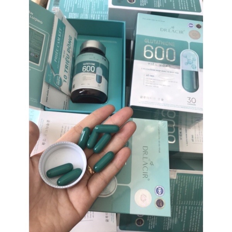 Viên uống trắng da Glutathione 600 Doctor Lacir chính hãng - Viên trắng da Dr Lacir