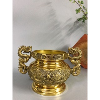 Lư hương bát hương đồng, bát lư cắm nhang đồng.