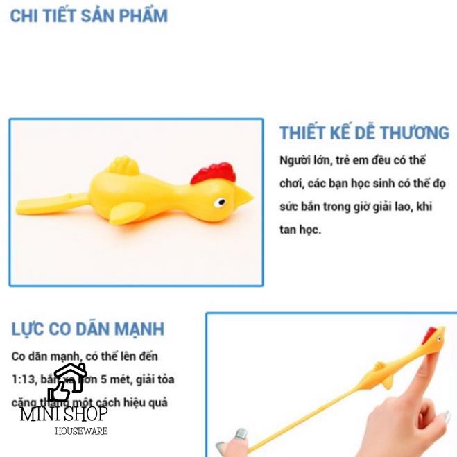 (Sỉ) Gà Bắn Dính Tường, Đồ Chơi Ná Hình Chú Gà Giải Trí.