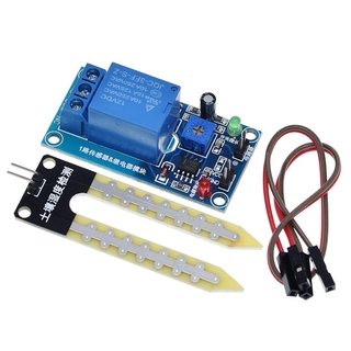 Mô đun điều khiển rơle cảm biến độ ẩm đất DC 5V 12V Tự động tưới nước cho công tắc khởi động độ ẩm