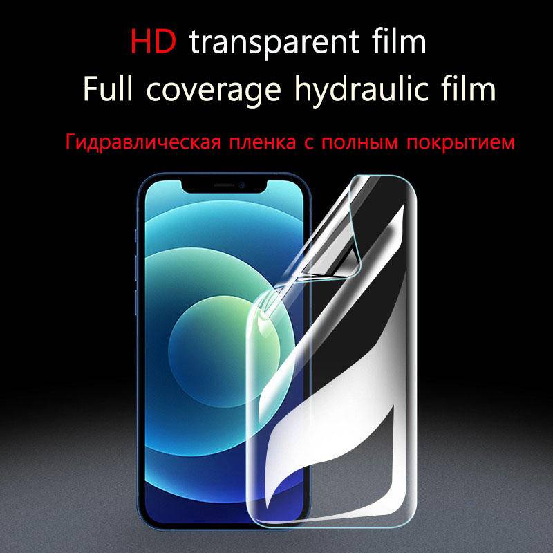 Ốp Điện Thoại Hydrogel Mềm Bảo Vệ Toàn Diện Cho iPhone 13 12 11 Pro Max Mini X XR XS Max 7 8 6 6s Plus SE 2020 2022