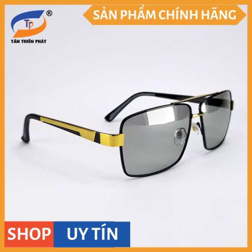 Kính mát nam đổi màu đi ngày và đêm 8031 - Tròng kính Polarized phân cực, chống nắng, chống UV - Mắt kiếng nam đi đêm