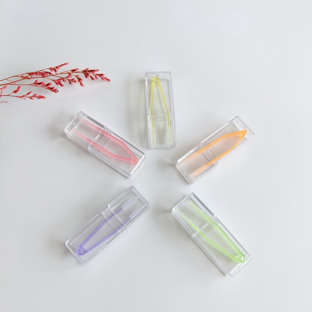 Dụng cụ gắn và tháo kính áp tròng (lens) dạng nhíp tiện dụng
