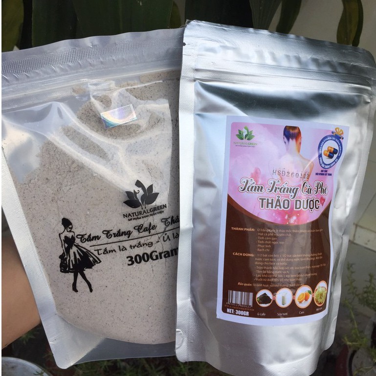 Ủ trắng cà phê 300gr chính hãng có tem