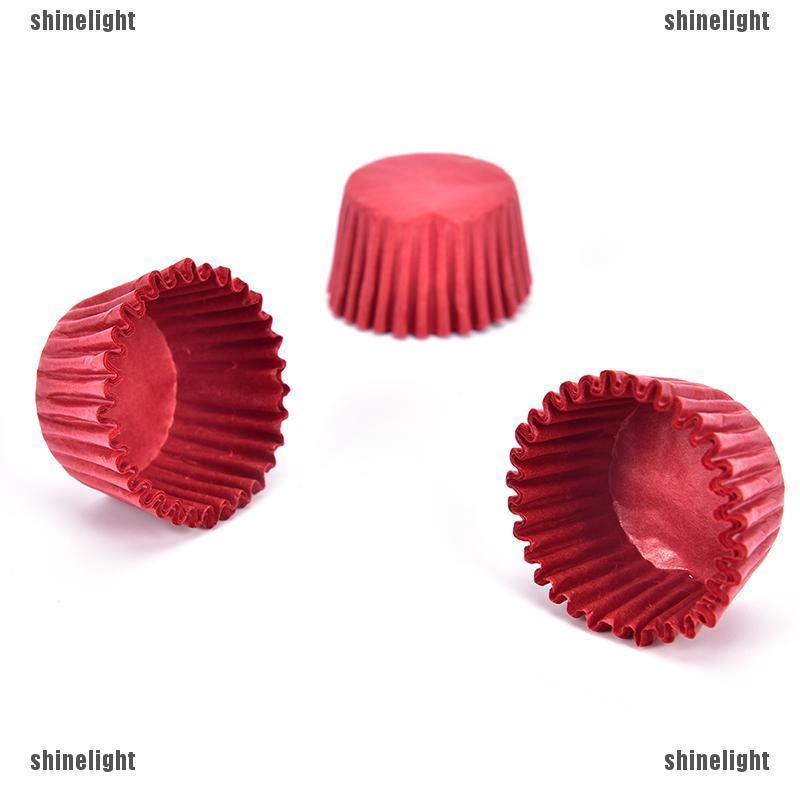 Bộ 500 Giấy Gói Bánh cupcake Nhiều Màu Xinh Xắn