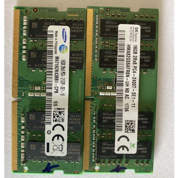 RAM Laptop DDR4 Samsung SKhynix Micron Bus 2133/2400/2666 16GB Chính Hãng