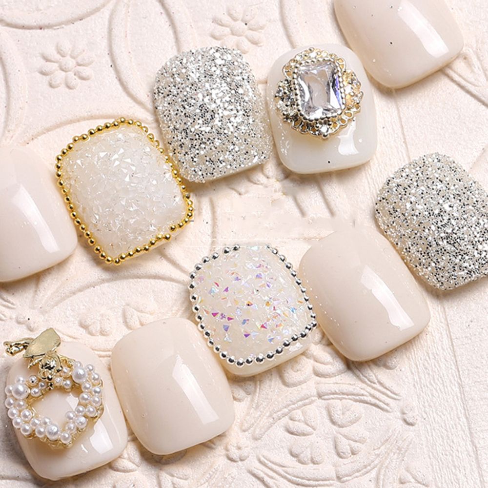 [Hàng mới về] Kim cương giả trang trí móng tay nghệ thuật lấp lánh sành điệu