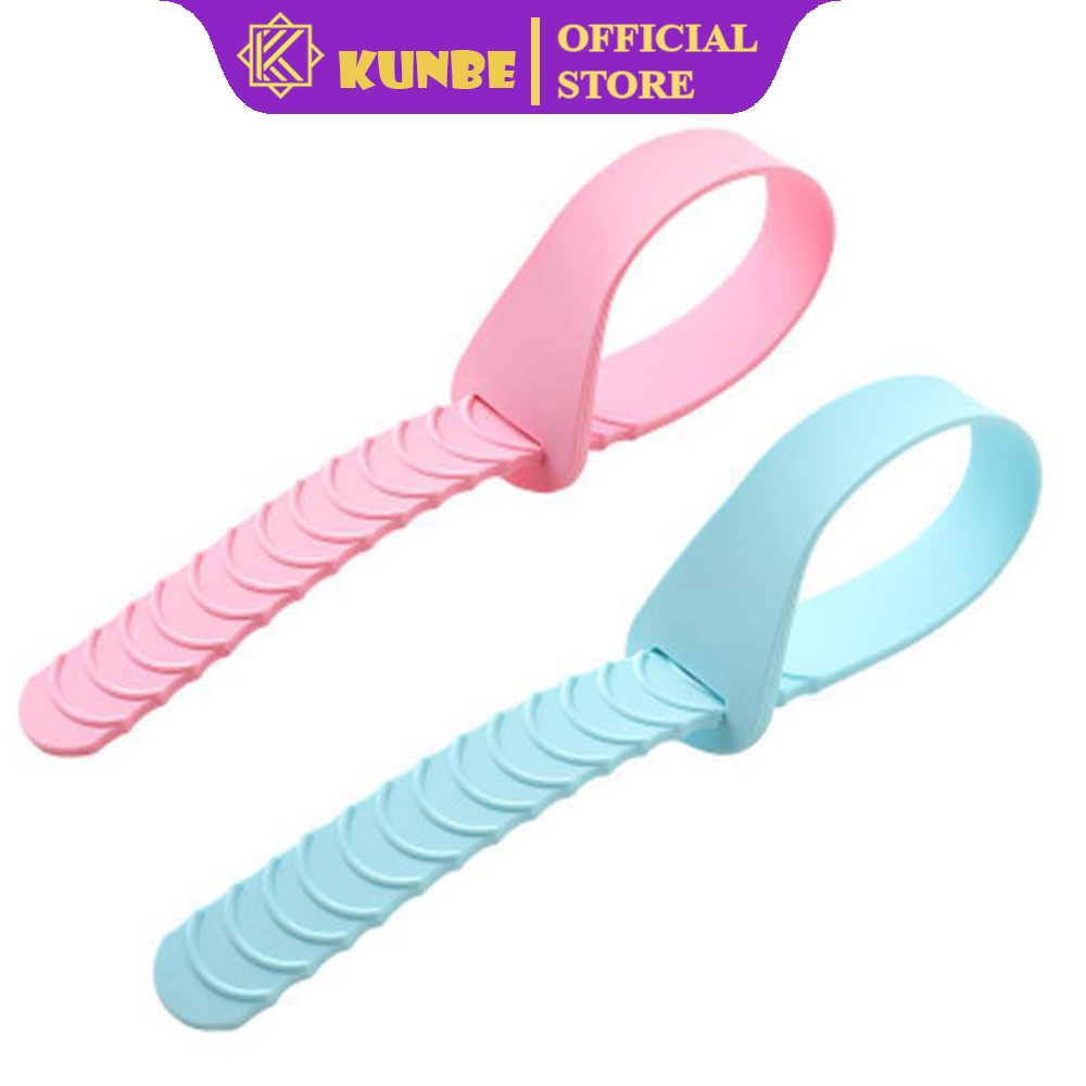 Combo 2 Dây Nâng Nắp Bồn Cầu KUNBE, Chất Liệu Silicone Dẻo Dai Nhỏ Gọn Giữ Vệ Sinh