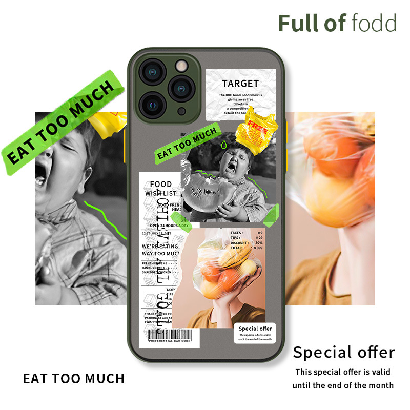 Ốp điện thoại TPU mềm chống sốc hình trái cây bảo vệ toàn diện cho IPhone 11 Pro Max XR/XS/X IPhone 7 8 Plus 6 6S | BigBuy360 - bigbuy360.vn