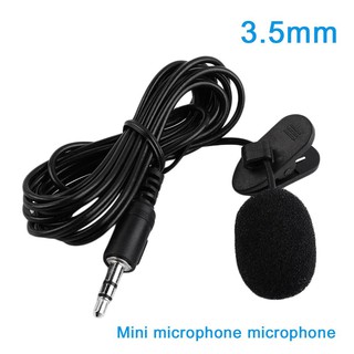 Micro Mini Kẹp Áo Jack 3.5mm Cho PC Notebook Laptop