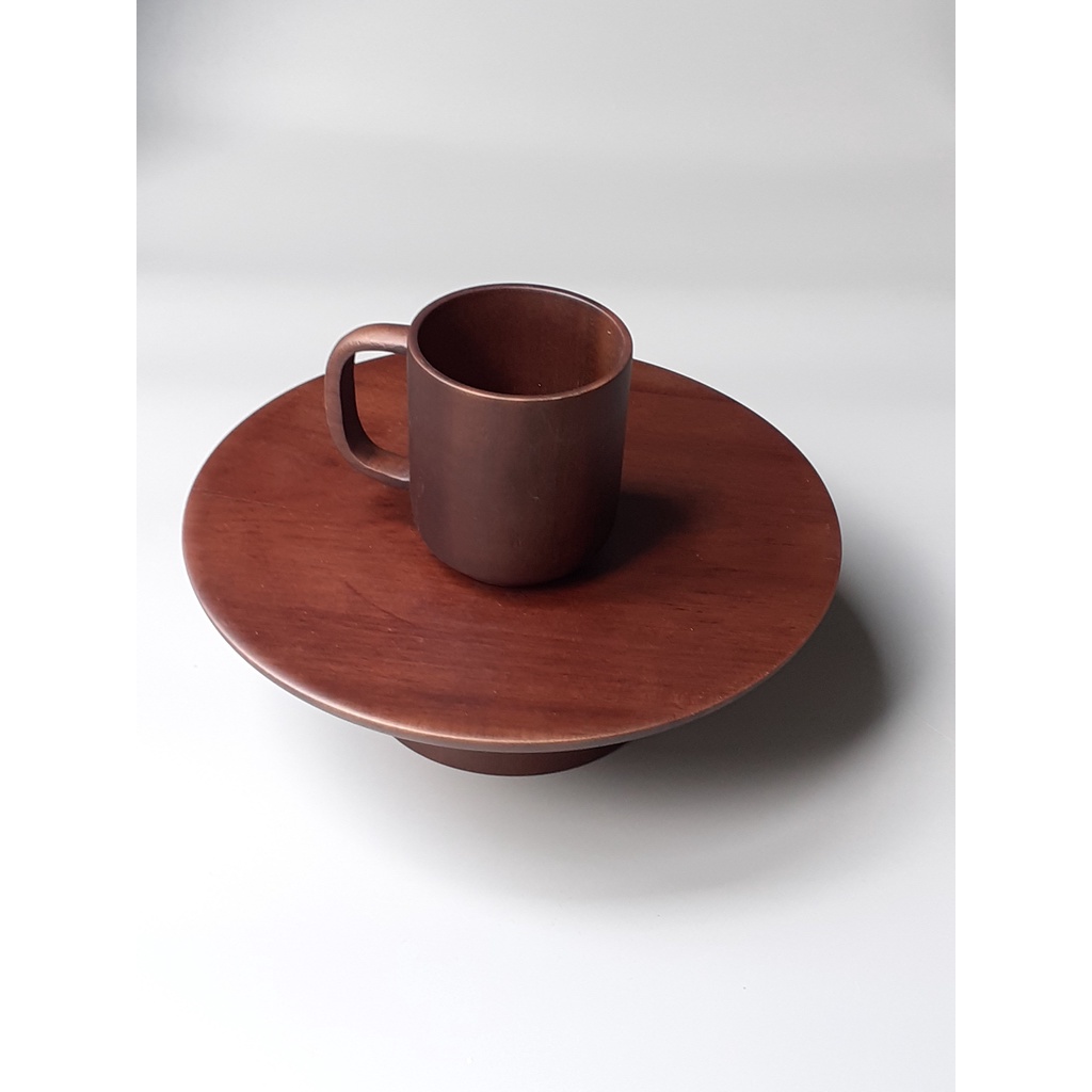 Cốc gỗ uống trà, cà phê gỗ keo nhiều size, hình dáng