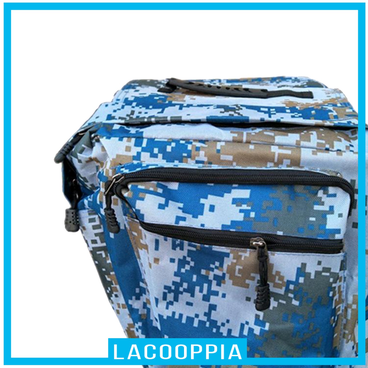 [LACOOPPIA] Cycling Rear Rack Seat Trunk Saddle Storage Pannier Bicycle Bag Reflective Strip