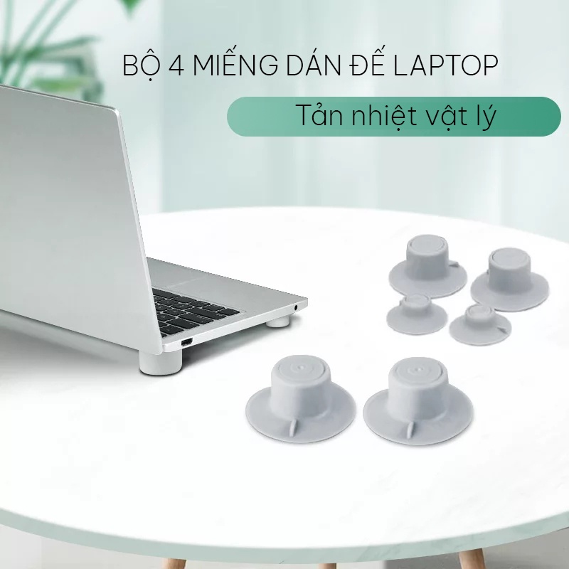 Bộ 4 Chân Đế Tản Nhiệt Cho Laptop Notebook