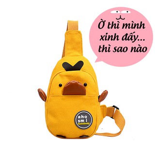 TÚI ĐEO CHÉO HÌNH CON VỊT SIÊU KUTE( GIAO MÀU NGẪU NHIÊN)