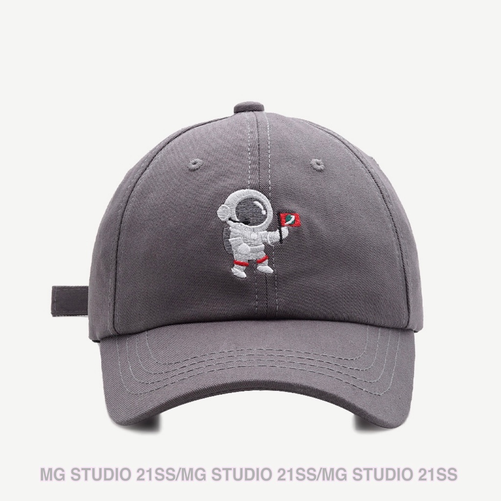 Mũ Lưỡi Trai MG STUDIO Thêu Hình Phi Hành Gia 5 Màu Tùy Chọn